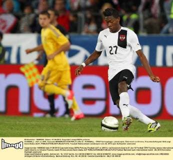 FUSSBALL - AUT vs UKR, Testspiel INNSBRUCK,AUSTRIA,01.JUN.12 - FUSSBALL - ÖFB Trainingslager, Länderspiel, Österreich vs Ukraine, Freundschaftsspiel. Bild zeigt David Alaba (AUT). 