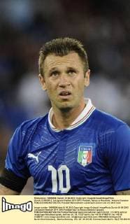 Zürich; 01 06 2012 Letzigrund Stadion 2011 2012 Football, Italien vs Russland; Antonio Cassano 