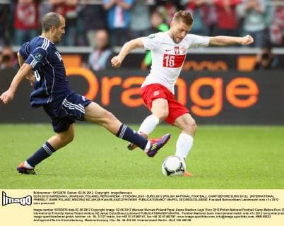 02.06.2012 WARSZAWA, (WARSAW, POLAND), PEPSI ARENA - STADION LEGII - EURO 2012 (POLISH NATIONAL FOOTBALL CAMP BEFORE EURO 2012); (INTERNATIONAL FRIENDLY GAME POLAND ANDORA) NZ JAKUB Kuba BLASZCZYKOWSKI  20120602CSLG0002