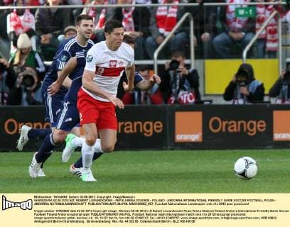WARSZAWA 02.06.2012 N Z: ROBERT LEWANDOWSKI - PEPSI ARENA STADION - POLAND - ANDORRA INTERNATIONAL FRIENDLY GAME SOCCER FOOTBALL POLEN - ANDORRA NATIONALMANNSCHAFT  MAO120602_057