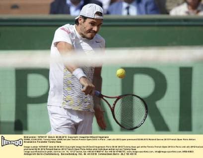 PARIS, 02.06.2012, Tommy Haas (GER) bei den Tennis French Open 2012 in Paris