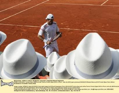 PARIS, 02.06.2012, Tommy Haas (GER) bei den Tennis French Open 2012 in Paris