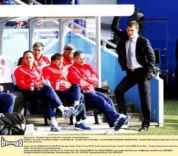 Fotball 2. juni 2012 , Privatkamp, Norge - Kroatia Norway - Croatia trener Slaven Bilic , Kroatia 