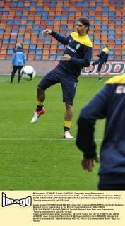 Stockholm Swedens national soccer team trains - in the picture Zlatan Ibrahimovic - KPkod 08002 