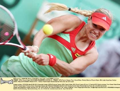 TENNIS - WTA, French Open 2012 PARIS,FRANKREICH,03.JUN.12 - TENNIS - WTA Tennis Damen Tour, Grand Slam, Roland Garros, French Open. Bild zeigt Angelique Kerber (GER). 
