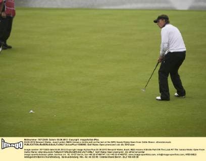 03.06.2012 Newport Wales. Joost Luiten (NED) misses a birdie putt on the last at the ISPS Handa Wales Open from Celtic Manor. xDavidxLloydx  ActionPlus11285965