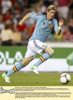 Spain s Fernando Torres during friendly match.June 3,2012.  (20120603606)