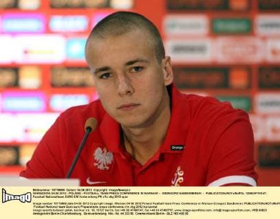 WARSZAWA 04.06.2012 - POLAND - FOOTBALL TEAM PRESS CONFERENCE IN WARSAW -- GRZEGORZ SANDOMIERSKI -  120604PYK047