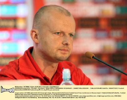 WARSZAWA 04.06.2012 - POLAND - FOOTBALL TEAM PRESS CONFERENCE IN WARSAW -- HUBERT MALOWIEJSKI -  120604PYK041