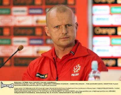 WARSZAWA 04.06.2012 - POLAND - FOOTBALL TEAM PRESS CONFERENCE IN WARSAW -- HUBERT MALOWIEJSKI -  120604PYK049