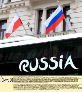 Players for Russia National Football team arrives at the Bristol Hotel for EURO 2012 on June 3, 2012 in Warsaw, Poland  EN_01031001_0021
