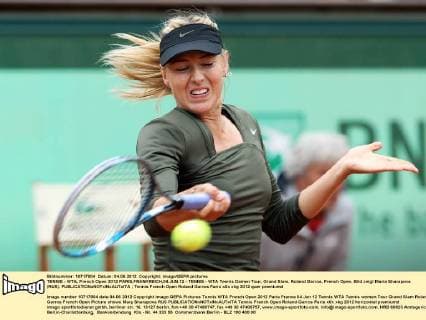 TENNIS - WTA, French Open 2012 PARIS,FRANKREICH,04.JUN.12 - TENNIS - WTA Tennis Damen Tour, Grand Slam, Roland Garros, French Open. Bild zeigt Maria Sharapova (RUS). 