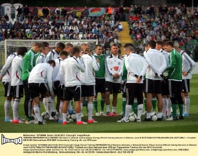 TRENING REPREZENTACJI NIEMIEC Germany s national soccer player during official traning session in Gdansk, June 4 2012 