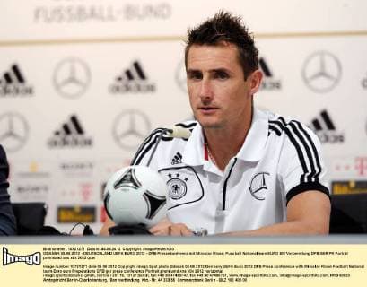 GDANSK 05.06.2012 - DEUTSCHLAND UEFA EURO 2012 - DFB-Pressekonferenz mit Miroslav Klose