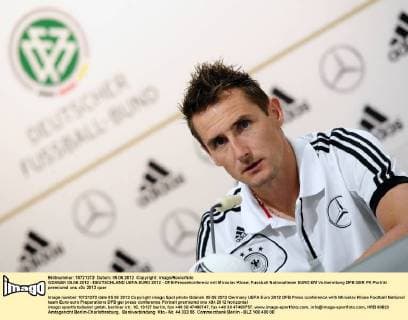 GDANSK 05.06.2012 - DEUTSCHLAND UEFA EURO 2012 - DFB-Pressekonferenz mit Miroslav Klose