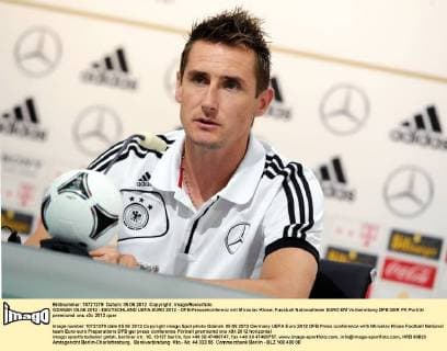 GDANSK 05.06.2012 - DEUTSCHLAND UEFA EURO 2012 - DFB-Pressekonferenz mit Miroslav Klose