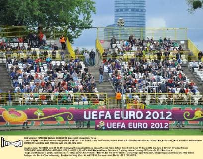 Czech players train before their first game at EURO 2012 on June 5, 2012 in Wroclaw, Poland  EN_01031351_0010