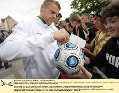 Sopot - welcome Ireland s national team - DAMIEN DUFF - Sopot - welcome Ireland s national team -  FLUMI050612iri_21