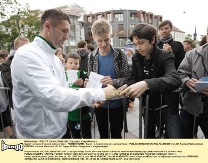 Sopot - welcome Ireland s national team - ROBBIE KEANE - Sopot - welcome Ireland s national team -  FLUMI050612iri_25