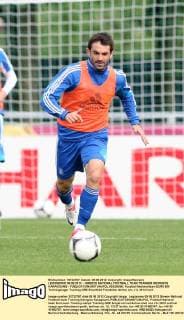 LEGIONOWO 05.06.2012 -- GREECE NATIONAL FOOTBALL TEAM TRAINING GEORGIOS KARAGOUNIS -  0S3G0656