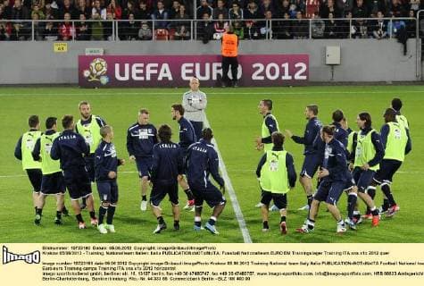 Krakow 05 06 2012 - Training, Nationalteam Italien: Italia 