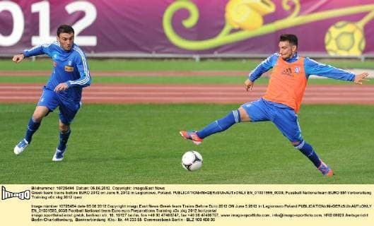 Greek team trains before EURO 2012 on June 5, 2012 in Legionowo, Poland.  EN_01031595_0038