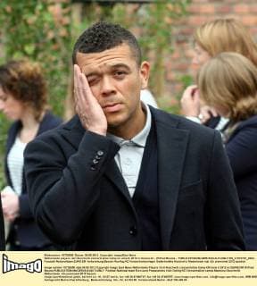 Netherlands players visit Auschwitz concentration camp on June 6, 2012 in Oswiecim - Wilfred Bouma -  EN_01031707_0004