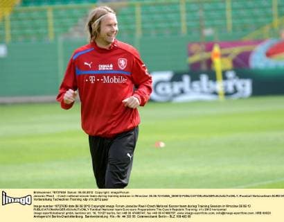 Jaroslav Plasil - Czech national soccer team during training session in Wroclaw. 06.06.12 KUBA_060612 