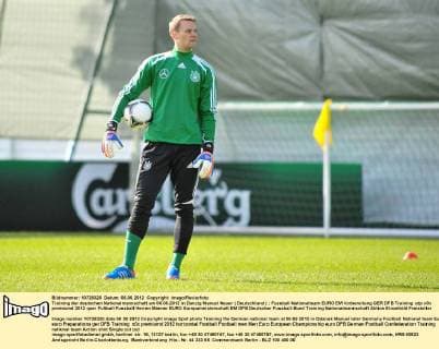 Training der deutschen Nationalmannschaft am 06.06.2012 in Danzig Manuel Neuer ( Deutschland )