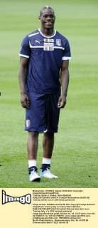 Training Italien in Krakau: Mario Balotelli 