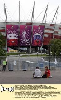 FUSSBALL - EURO 2012, Vorberichte WARSCHAU,POLEN,06.JUN.12 - FUSSBALL - UEFA Europameisterschaft 2012 in Polen und der Ukraine, Vorberichte. Bild zeigt das Nationalstadion. 