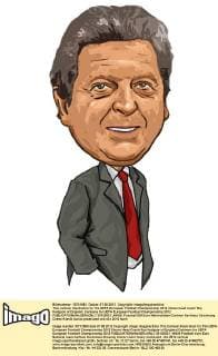 This cartoon illustration for the UEFA European Football Championship 2012 shows head coach Roy Hodgson of England. Cartoons for UEFA European Football Championship 2012  20120521_40436
