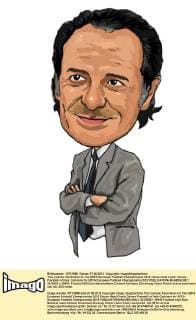 This cartoon illustration for the UEFA European Football Championship 2012 shows head coach Cesare Prandelli of Italy. Cartoons for UEFA European Football Championship 2012  20120521_40443