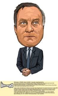 This cartoon illustration for the UEFA European Football Championship 2012 shows head coach Dick Advocaat of Russia. Cartoons for UEFA European Football Championship 2012  pau651579_05