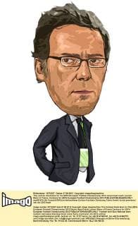 This cartoon illustration for the UEFA European Football Championship 2012 shows head coach Laurent Blanc of France. Cartoons for UEFA European Football Championship 2012  pau651579_09