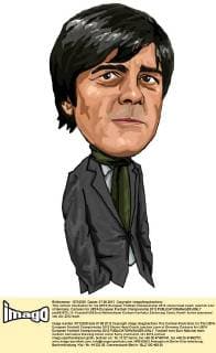This cartoon illustration for the UEFA European Football Championship 2012 shows head coach Joachim Löw of Germany. Cartoons for UEFA European Football Championship 2012  pau651579_11