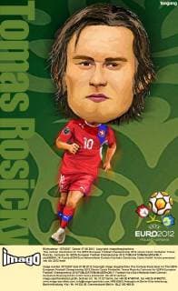 This cartoon illustration for the UEFA European Football Championship 2012 shows Czech footballer Tomas Rosicky. Cartoons for UEFA European Football Championship 2012  pau656694_14