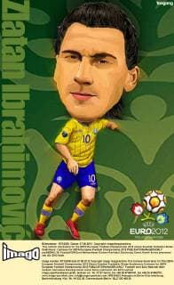 This cartoon illustration for the UEFA European Football Championship 2012 shows Swedish footballer Zlatan Ibrahimovic. Cartoons for UEFA European Football Championship 2012  pau656694_16