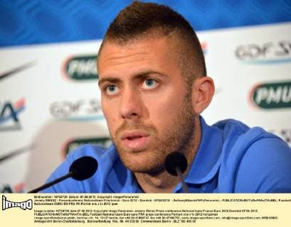 Jeremy MENEZ - Pressekonferenz Nationalteam Frankreich - Euro 2012 - Donetsk - 07 06 2012 - AnthonyBibardxFEPxPanoramic - 