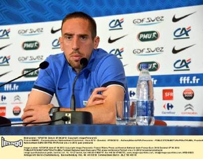 Franck RIBERY - Pressekonferenz Nationalteam Frankreich - Euro 2012 - Donetsk - 07 06 2012 - AnthonyBibardxFEPxPanoramic - 