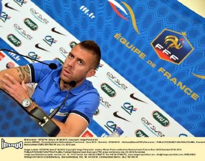 Jeremy MENEZ - Pressekonferenz Nationalteam Frankreich - Euro 2012 - Donetsk - 07 06 2012 - AnthonyBibardxFEPxPanoramic - 