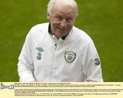 POLAND - Gdynia - 07 JUNE 2012 - Republic of Ireland Training Session at Gdynia. Ireland coach Giovanni Trapattoni. 