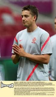 FUSSBALL - EURO 2012, POL vs GRE, Training POL WARSCHAU,POLEN,07.JUN.12 - FUSSBALL - UEFA Europameisterschaft 2012 in Polen und der Ukraine, Länderspiel, Polen vs Griechenland, Vorberichte, Abschlusstraining POL. Bild zeigt Artur Sobiech (POL). 