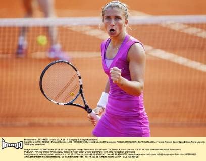 Sara Errani (ITA) TENNIS : Roland Garros - J12 - 07 06 2012 GwendolineLeGoff Panoramic 