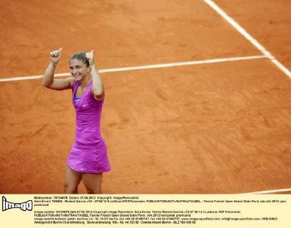 Sara Errani TENNIS : Roland Garros J12 - 07 06 12 N.LeGouic FEP Panoramic 