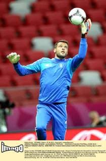 GREECE TRAINING SESSION ALEXANDROS TZORVAS - WARSAW 07.06.2012 FOOTBALL EURO 2012 -  120607MIN119