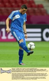 FUSSBALL - EURO 2012, POL vs GRE, Training POL WARSCHAU,POLEN,07.JUN.12 - FUSSBALL - UEFA Europameisterschaft 2012 in Polen und der Ukraine, Länderspiel, Polen vs Griechenland, Vorberichte, Abschlusstraining GRE. Bild zeigt Kyriakos Papadopoulos (GRE). 