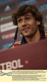 Gniewino - 08 JUNE 2012 - Gniewino - 08 JUNE 2012 - Spanish forward, Fernando Llorente, during the press conference. 