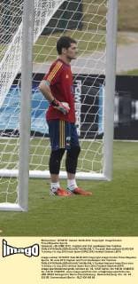 Gniewino - 08 JUNE 2012 - Captain and first goalkeeper Iker Casillas. 
