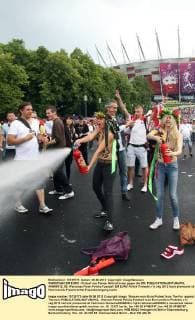 WARSCHAU EM EURO - Protest von Femen Aktivistinnen gegen die EM.  AM080612_53